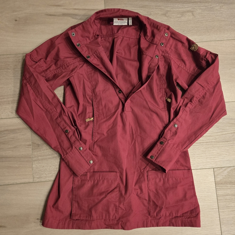 Fjall Raven Women's Deep Red Jacket.